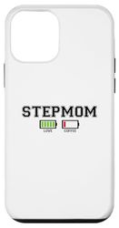 Stepmom Powered By Love Fueled By Coffee Custodia per iPhone 12 mini