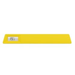 Termometro da interno e Portafoto Polaroid, Alta Precisione indica la temperatura già al decimale, con portafoto a 3 scomparti, Prodotto in Francia in Plastica Riciclata - Xoopar Le19 Giallo