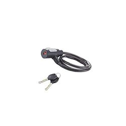 MOTTEZ LBXA114Q - Cable antirrobo con llave (100 cm, diámetro de 15 mm)