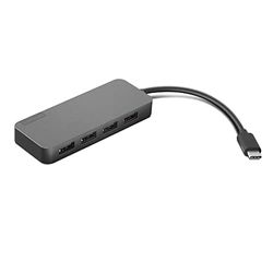 Lenovo [Adattatore] Hub a 4 porte USB A con connettore USB-C Works with Chromebook (WWCB), nero