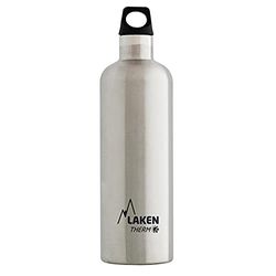 Laken Futura Thermo, Borraccia, Argento (Plain), 750 ml