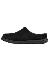 Skechers 210378, Zapatillas Hombre, Gamuza de Microfibra Negra, 41 EU