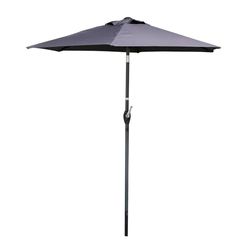 Urban Living SUNNYDAYS PARASOL VILLA VERDE DIAM 200CM INCLINABLE GRIS ANTHRACITE