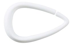 Spirella Lot de 12 Anneaux pour Rideaux de Douche Drop Blanc