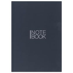 Stylex 76351 - Premium notitieboek in DIN A5-formaat, geruit, met 192 pagina's en harde kaft in zwart