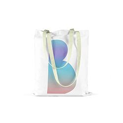 Bonamaison Printed Tote Bag, Reusable Grocery Bag, Shopping Bag, Machine Washable, Foldable, Canvas Cloth Bag with Handles, Size: 34x40 Cm
