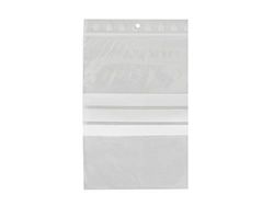 Carte Dozio - Enveloppes transparentes avec fermeture à pression - Format intérieur 100 x 150 mm - Lot de 100 pièces