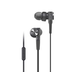 Sony MDR-XB55APB Auricolari In-Ear Cablati Extra Basse Con Microfono Per Telefonate, Nero, 16.8 x 7.3 x 4.6 cm
