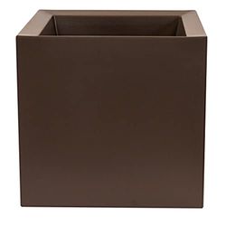 Wellhome Top Garden Dani bloempot van polyethyleen, kleur brons, 50 x 50 cm