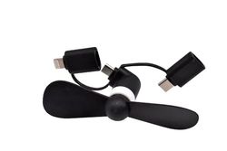 EURO MARKETING MANUFACTURING Ventilator voor mobiele telefoons, verschillende kleuren, uniek
