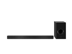 Panasonic SC-HTB510EGK 2.1 Barra de som com subwoofer (Google Chromecast Audio, barra de som multiroom, HDMI ARC, Bluetooth, 240 W RMS), cor preta