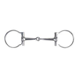 HKM Sports Equipement Western Anneau en D Snaffle Simple cassé 125 mm