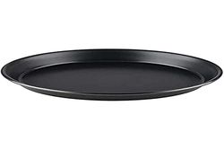 APS Plaque à pizza ronde Ø 32/30,3 x 2,5 cm - plaque à pizza en tôle bleue, non revêtue, longue durée, pour la cuisson professionnelle des pizzas