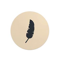 Questo Casa, Round Digital Printed Mouse Pad, Non-Slip Base, for Office and Home, Diameter:22cm