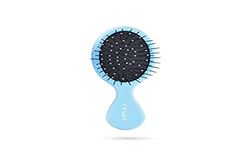 BIFULL Brosse ovale Mini Soft Touch Sparkling Lilas, noir, standard