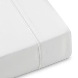 Juego de sábanas Liso 500H color blanco. Cama de 135/140 cm. 3 piezas