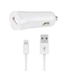 CARGADOR VIVANCO COCHE APPLE, IPHONE, IPAD 2.4 A