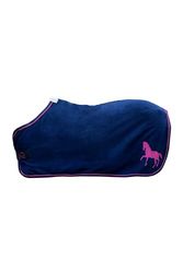 HKM Mini Coperte da sella equestre blu scuro 85