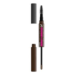 NYX Professional Makeup Zero to Brow, Gel rellenador de cejas, Acabado natural natural, Larga duración hasta 2 días, Tono: Espresso