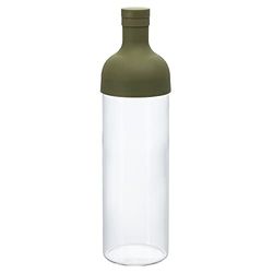 Hario Bouteille en Verre avec Filtre Interne FIB-75-750 ML - Style Bouteille de vin/théière