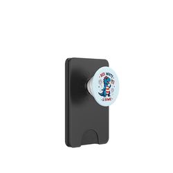 Red White and Rawr Dinosaur T Rex Patriotic 4th Of July boys PopSockets PopWallet for MagSafe