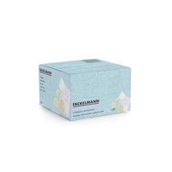 Fackelmann 3625050 Boîte de 250 rince-doigts au citron, rince doigts citron, rince doigt, lingette citron, rince doigts pour fruits de mer, Carton, Papier, Aluminium, 19,5 x 19,5 x 12 cm