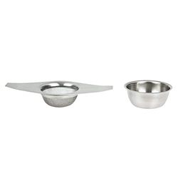 Stalwart K410 Tea Strainer And Stand, Stainless Steel, Supplied Singly