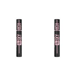 Maybelline New-York Mascara Volume & Lunghezza - Sky High Cosmic Black - Colore: Nero Ultra Intense, 7,2 ml (Confezione da 2)