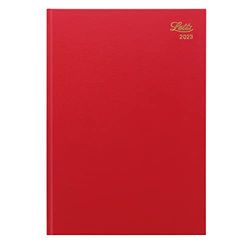 Letts Agenda semainier 2023 Rouge Format A4