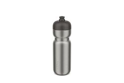 Mepal - Roestvrij stalen drinkfles Pull Sport - Lekvrij - Met één hand om vast te houden, te openen en te drinken - Lichtgewicht roestvrij staal - Waterfles - 800 ml - Graphite Black