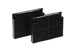 GC GLOBALCOMMERCE 2 Hood Filters, Charcoal, Black