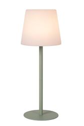 LUCIDE TYON - Lampada da tavolo ricaricabile per interni/esterni, batteria/batteria, LED Dim, 1 x 2 W, 2700 K, IP65, verde