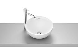 Roca A32787K620 Lavabo Sobre Encimera, Bol, 380x380x170mm, Color Blanco Mate