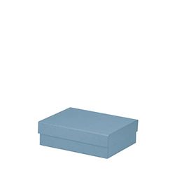 Rössler 13401453155 - Boxline karton, rechthoekig, 140 x 190 x 60 mm, denim, 1 stuk
