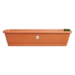 Elho Noa Balcony Trough XL - Jardinera - Marrón - Balcónexterior - L 20 x A 78 x A17.8 cm