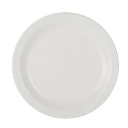 Steelite Simplicity White Cresta Plate 10inch / 25.5cm, Case of 24