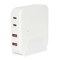 BE MIX, HT0150, Station de Charge Bureau 70W 2Xusb 2Xtype C, Puissance de Charge Impressionnante, Polyvalence avec 2 Ports USB et 2 Ports Type-C, Sécurité Maximale, Facilité d'Utilisation
