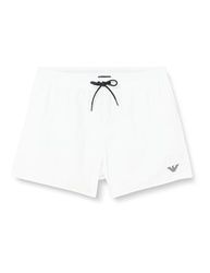 Emporio Armani Embroidery Logo Swim Boxer, Boxer Uomo, Bianco (White), 48