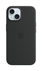 Apple iPhone 15 Silicone Case with MagSafe - Black ​​​​​​​