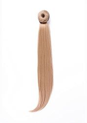 BIFULL Queue de Cheval Lisse 50 cm Modèle 24B Blond Clair cendré, Noir, Estandar