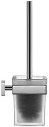 Duravit 0099571000 Escobilla karree para Montaje en Pared, Cristal Mate, Cromo