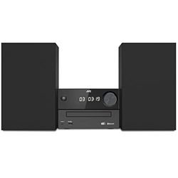 JVC UX-C25DAB - Micro HiFi-systeem met CD, USB, Bluetooth, DAB+, FM-RDS, line-in en IR-afstandsbediening, zwart