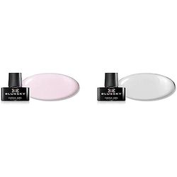 Bluesky Gel Nail Polish, Builder Gel and Strengthener Gel for Hard, Strong Nails, Pink and Builder Gel and Strengthener Gel for Hard, Strong Nails, Clear, 10 ml (Requires Curing Under LED or UV Lamp)