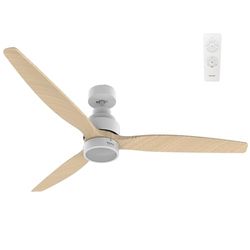 Taurus - Fresko 3B Pure Stille Plafondventilator 30W | 6 Snelheden | Zomer- & Winterfunctie | LED Verlichting (3 Kleuren) | 8u Timer | Eenvoudige Installatie | DC Motor