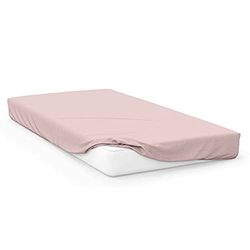 Soleil d'ocre Fitted Sheet Cotton Rose 70 x 140 cm