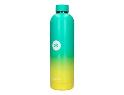 Antartik Bouteille portable ISOTHERMIQUE ACIER INOXYDABLE SANS BPA COULEUR JAUNE/VERT 750 ML