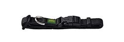 HUNTER Vario Basic Hondenhalsband, robuust, soepel, kliksluiting, S/1,5, zwart