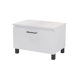 Baikal Mobile da bagno. Armadio da pavimento per bagno. Deposito per il bagno. Melamina 16 mm. Mobile da bagno ausiliario. Ideale per bagni o piccoli bagni. Mobile montato.