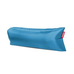 Fatboy Lamzac 3.0 Inflatable Sofa Lounger - Inflatable Chair for Adults & Kids - Camping Sofa - Blow Up Sofa - Lazy Air Sofa Bed - 200 x 90 x 50 cm - No pump needed - In & Outdoor Use - Blue