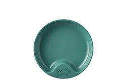 Mepal – Self-Feeding Plate Mio – Children Practice Plate – BPA-Free Baby Learning Plate – Children’s Tableware - Dishwasher Safe - Deep Turquoise